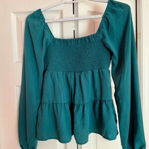 Paper Crane Ruffled Blouse